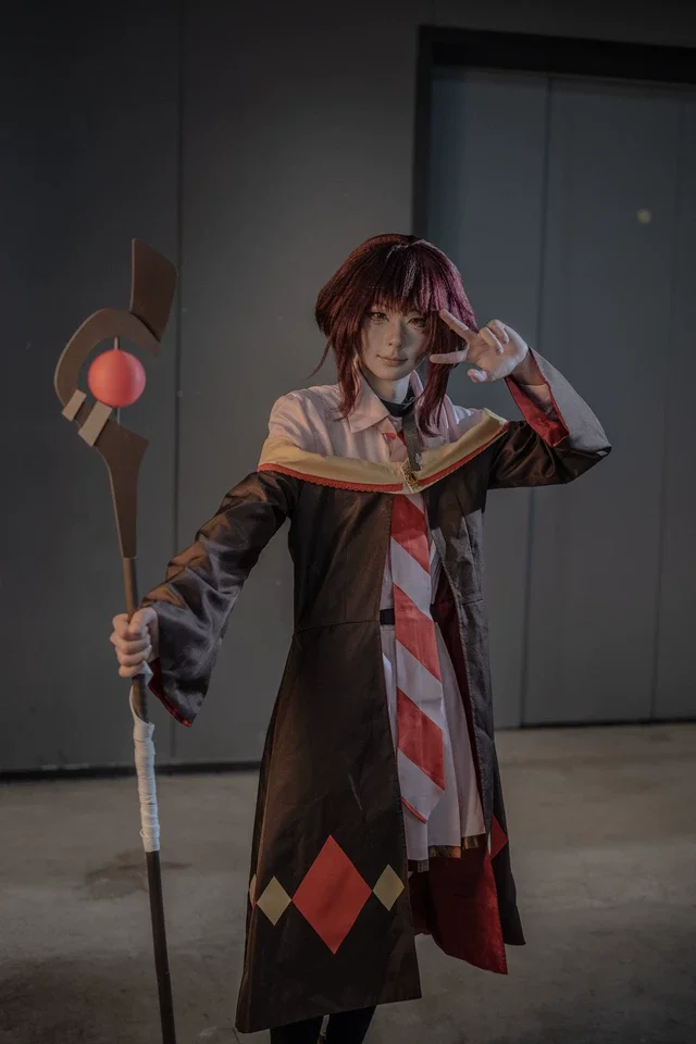 Megumin Staf Anime Kono Subarashi Sekai Ni Shukufuku Wo! F Cosplay Props Halloween Carnival Party Event Stage
