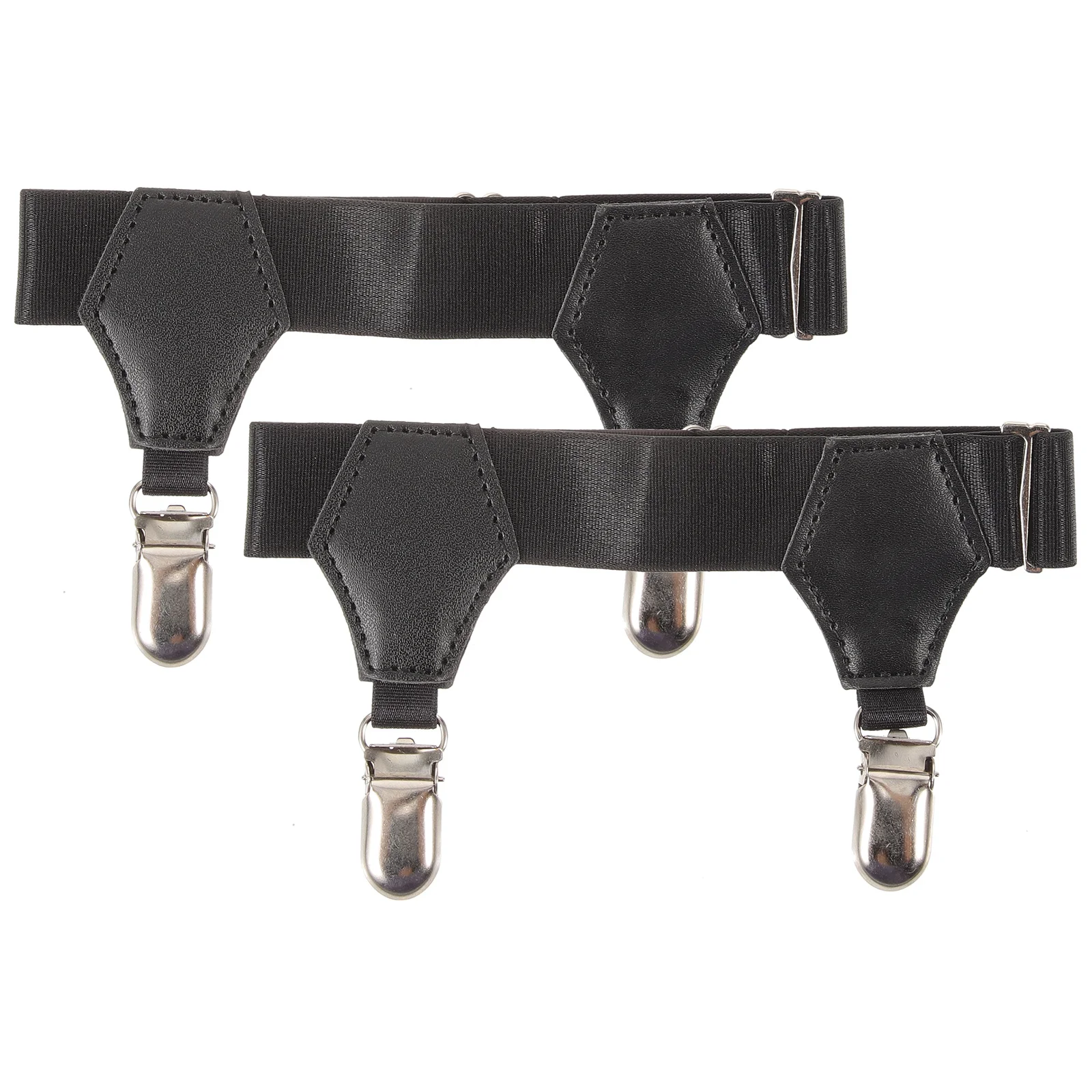 2Pcs Non-Slip Sock Stay Adjustable Garter Strap Men Sock Clamp Soft Comfortable Multi-Purpose Gift Fixed Strap