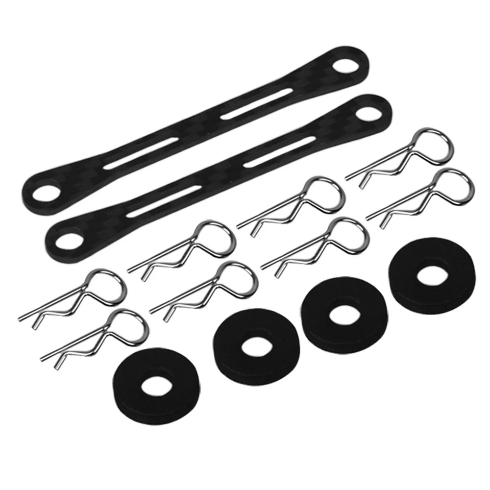 Carbon Fiber Front Rear Body Post Mount Member For Tamiya 1/10 M05 M‑05Pro M‑06 RC Car Hop‑up Upgrade Replacement Parts