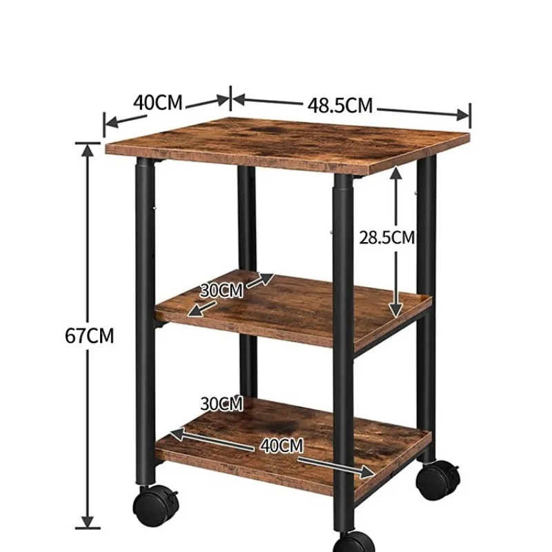 

Printer shelves, office shelves, removable host multi-layer floor storage racks