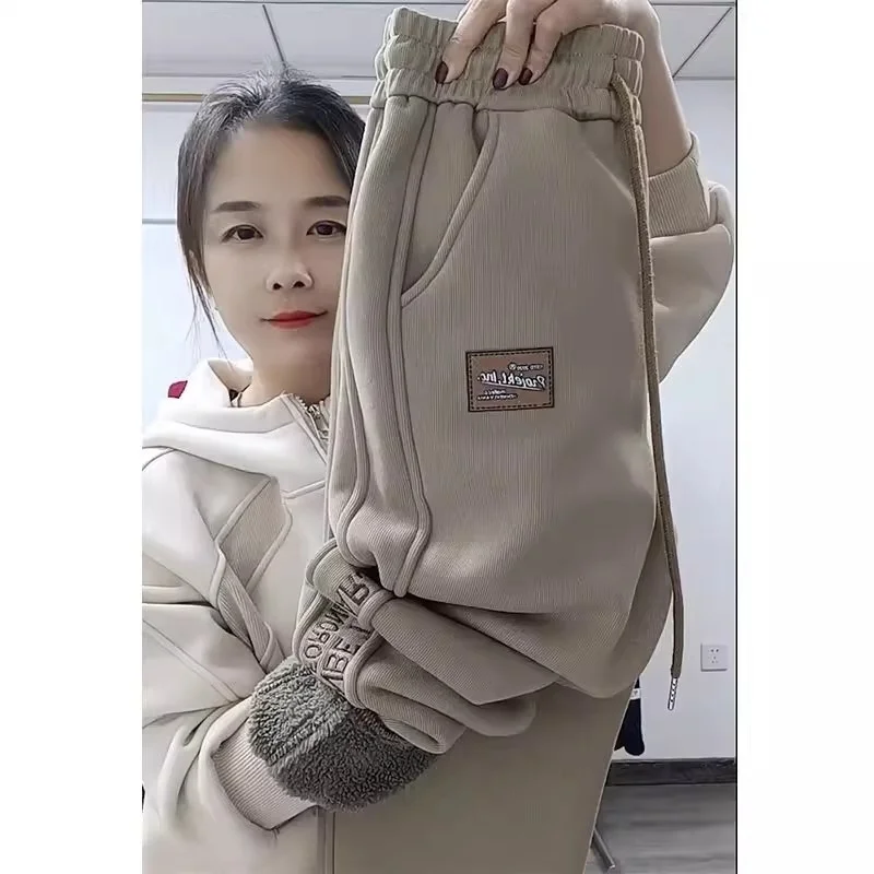 

Loose Men's Harlan Pants Autumn Winter plus Size 300 Pou American Sle Fce Casual Pants Comfortable Polyester Fiber