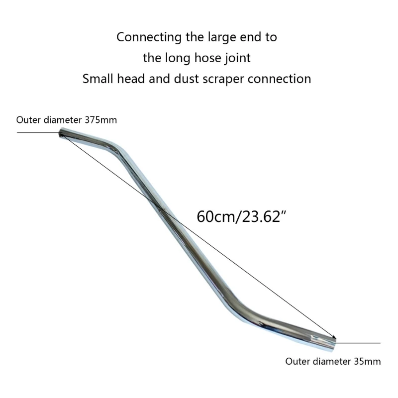 Аксессуары для изогнутых трубок из нержавеющей стали для 30л, 50л, 60л, 70л, 80л, 90л, промышленных пылесосов, удлинительные