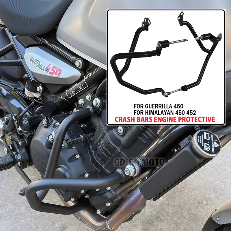 HIMALAYAN450 Engine Guard Highway Crash Bar Motorcycle Frame Protection Bumper For Himalayan450 Himalayan 450 452 2024 2025