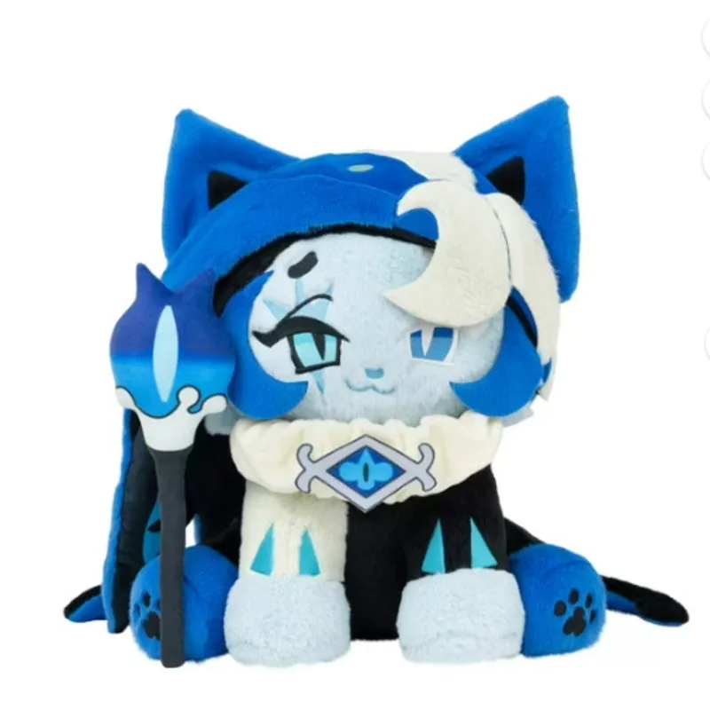 New Shadow Milk Cookie Plush Cookie Run Kingdom Plush Toys Statue Collection Room Decoration Kids Toy Friends Birthday Gifts