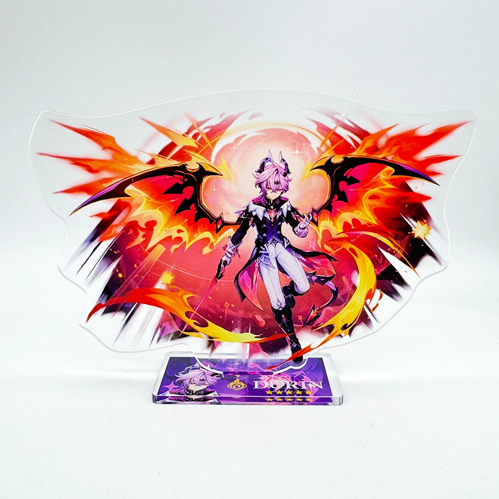 Odette Nicole Columbina Arlecchino Anime Genshin Impact Acryl-Modell Furina Mavuika Sammlerstück Desktop-Dekoration Schlüsselanhänger Geschenk