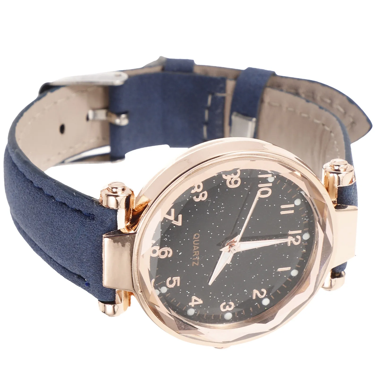 Luminous Night Retro Quartz Watch Sky Rhinestone Strap Women Wristwatch Fashionable Girl Watch Quartz Wristwatch