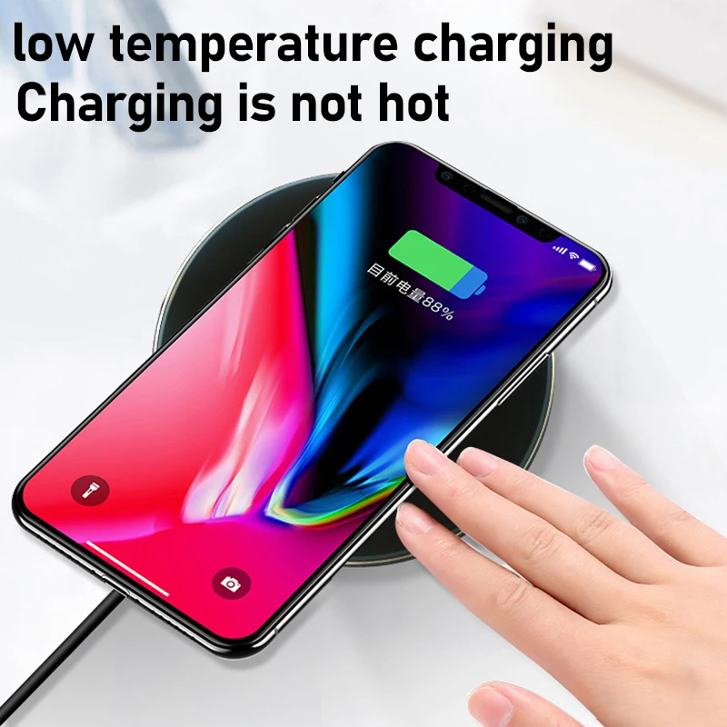 USB Type-C Wireless Charger Pad QI QC Induction Fast Charging for Apple iPhone 14 13 12 Pro X XR Samsung S23 S22 Xiaomi Huawei