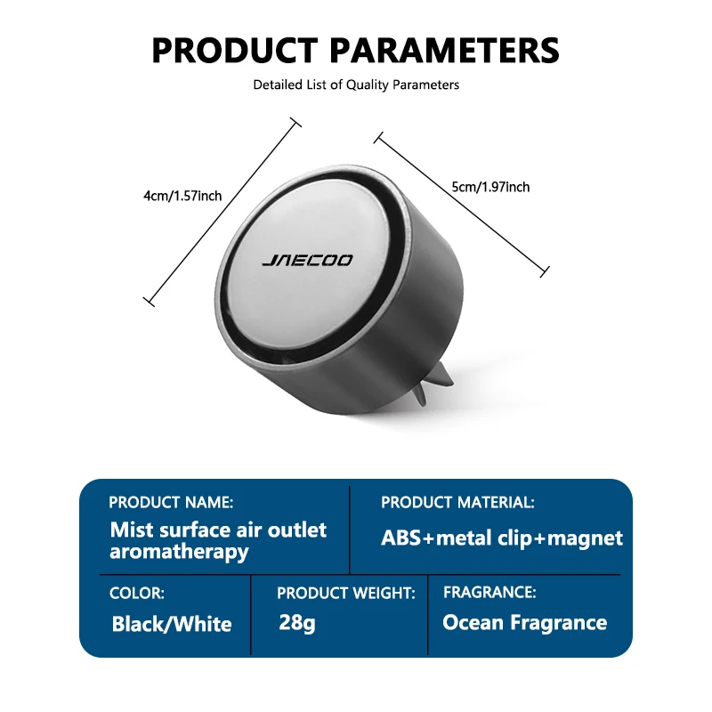 For JAECOO Car Air Freshener Vent Clip Outlet Air Condition Diffuser Solid Aromatherapy Accessories J8 J7 PHEV C9 2WD AWD view 6