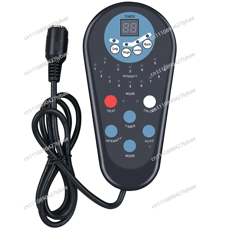【T07A】Replacment Remote Handset Controller For Relaxzen Longstreet Rocker Power Recliner, 8 Pin Female Plug