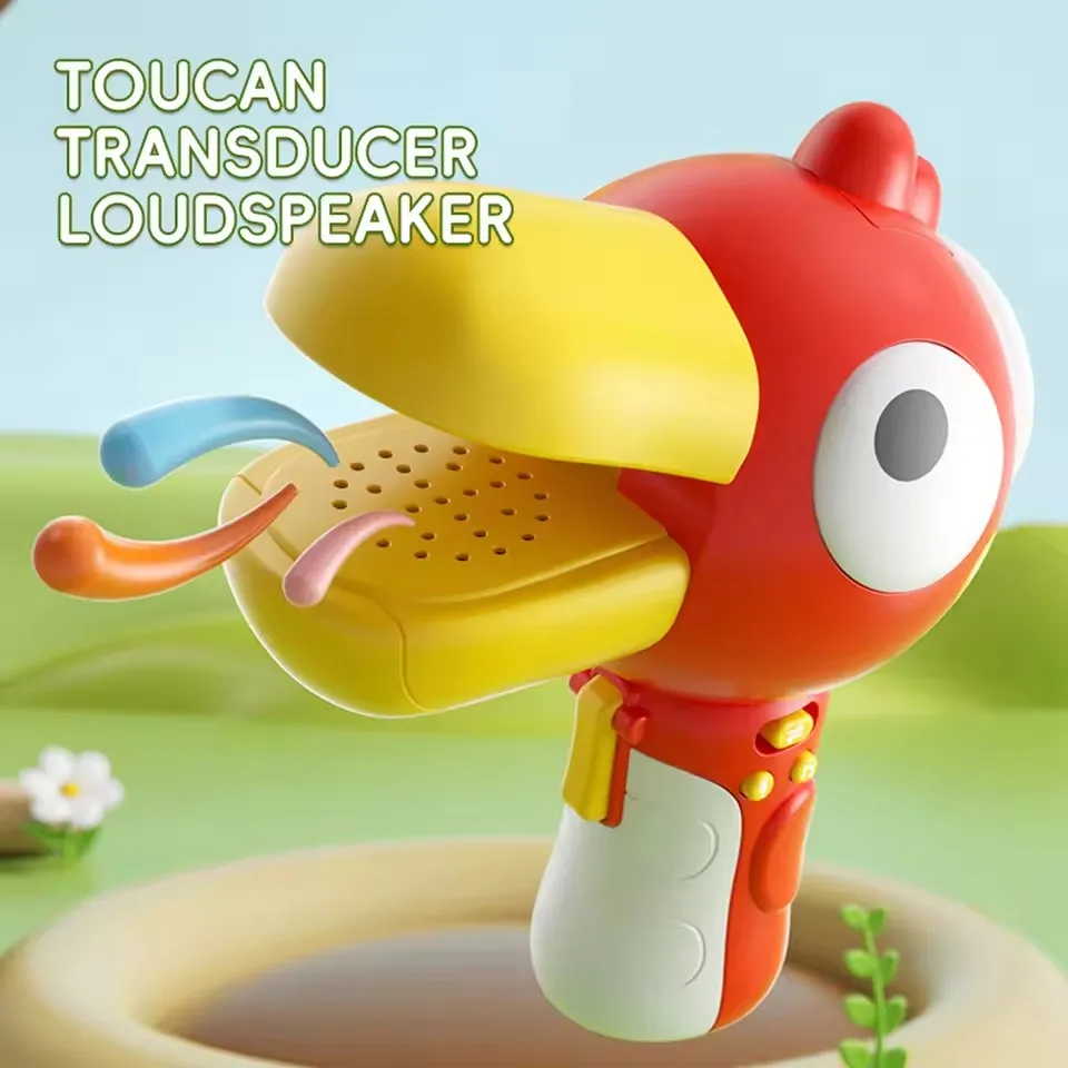 Recording Big Mouth Bird Creative Voice Changing Children's Funny Recorder Toy Funny Gift Early Education Puzzle Toy