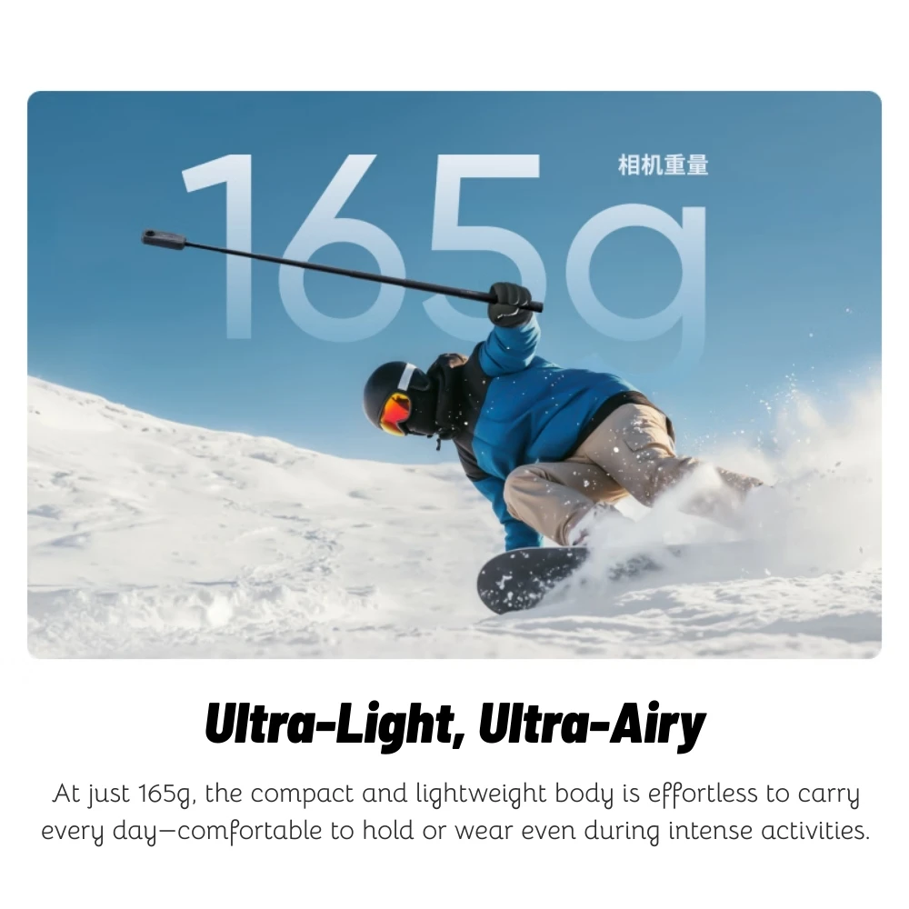 Insta360 X4 Air 2025 إطلاق جديد 360 كاميرا الحركة 8K 30fps خفيفة الوزن 165g عدسة قابلة للاستبدال Insta 360 كاميرا رياضية أصلية #2