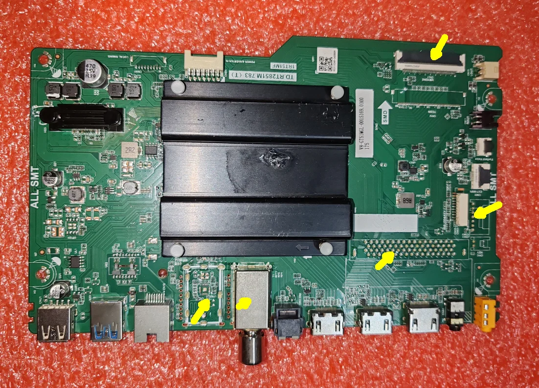 

TD.RT2851M.783(T) LED TV driver board, check the interface in the physical photo of the order, 6 specifications