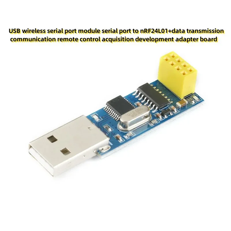 

USB wireless serial port module serial port to nRF24L01+data transmission communication remote control acquisition development a