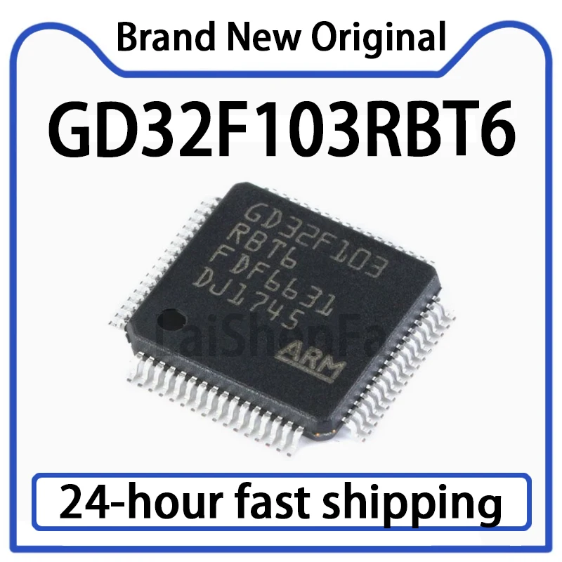 1PCS GD32F103RBT6 Package LQFP-64 Microcontroller Original Stock