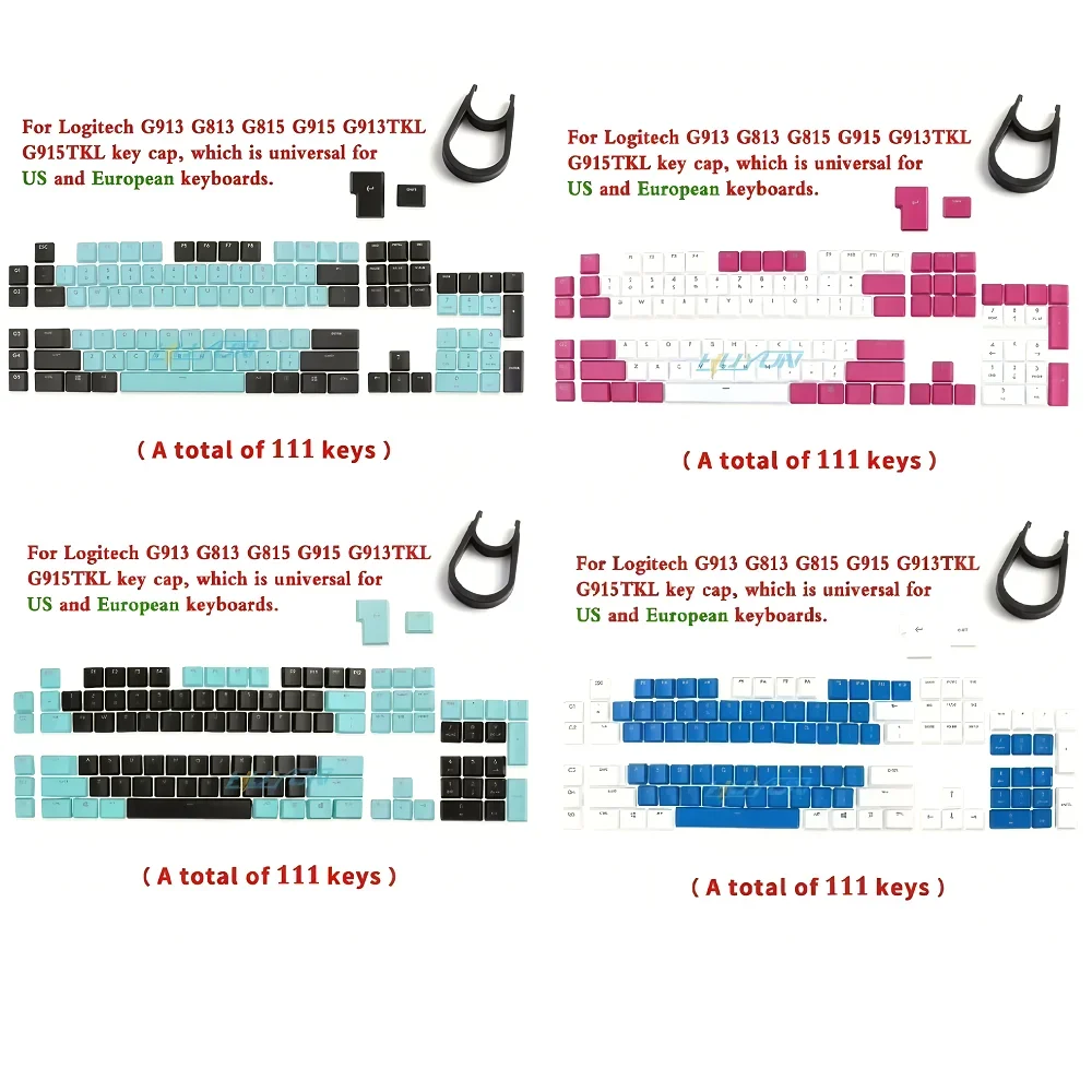 GEFENSI For Logitech Mechanical Keyboard Replacement Caps G915\G913\G815\G813\TKL87 13-Key Gaming Non-Slip Keycaps