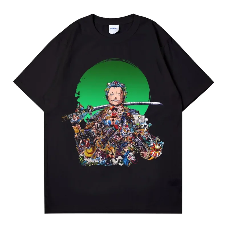 เสื้อคอสเพลย์ Roronoa Zoro, เสื้อยืดพิมพ์ลายตัวละครอนิเมะเสื้อยืดลายกราฟิก