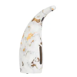 Automatic Soap Dispenser Touchless Hand Sanitizer Liquid Dispenser with Marble Pattern, Waterproof Battery Operated 300ML