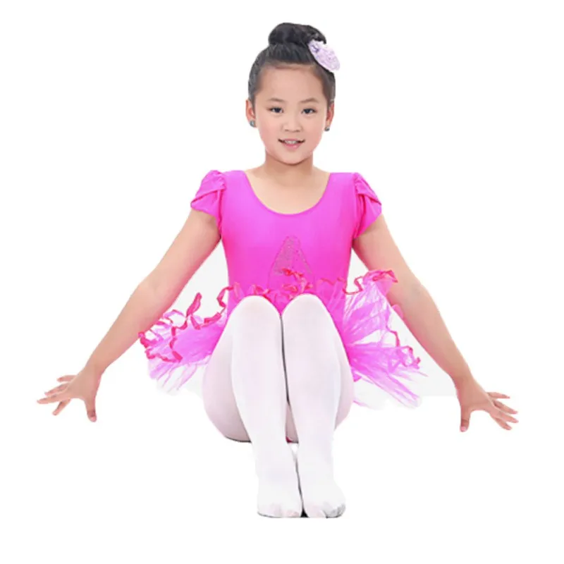 Girls Skirted Leotards Ballet Dance Tutu Princess Dress Ballerina Costumes Outfits