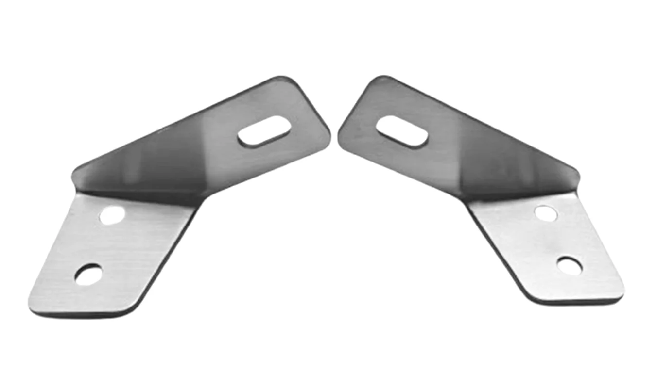 Right and Left Side Broken Fender Saddlebag Rail Support Brackets Strut Stainless Steel Compatible with Harley Touring 1985-2008