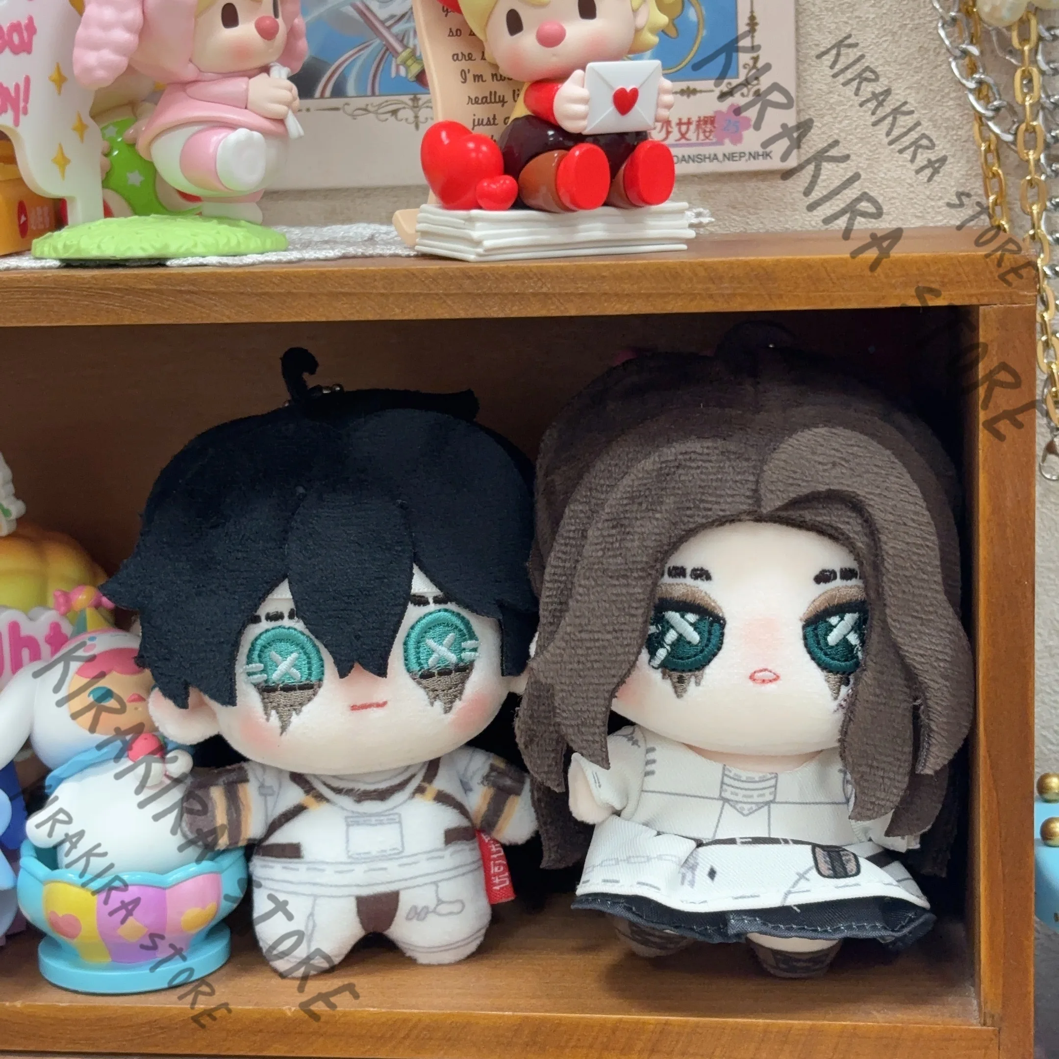 Ada Mesmer Cotton Anime Cosplay 10cm Mascot Identity Ⅴ Pendant Emil Hanging Drop Patient Psychologist Action Figure Ornaments