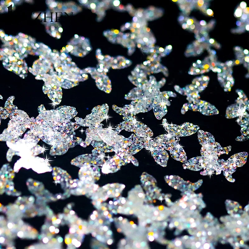 미니 스파클링 스타 네일 반짝이 스파클링 펜타그램 네일 장식 네일 살롱 디자인 귀여운 액세서리 DIY 네일 아트 디자인