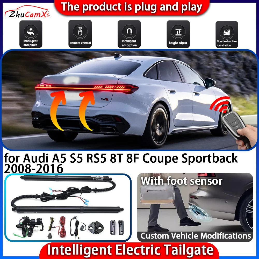 Smart Powered Tailgate System for Audi A5 S5 RS5 8T 8F Coupe Sportback 2008-2016 Automatic Intelligent Trunk Lift Control Kit