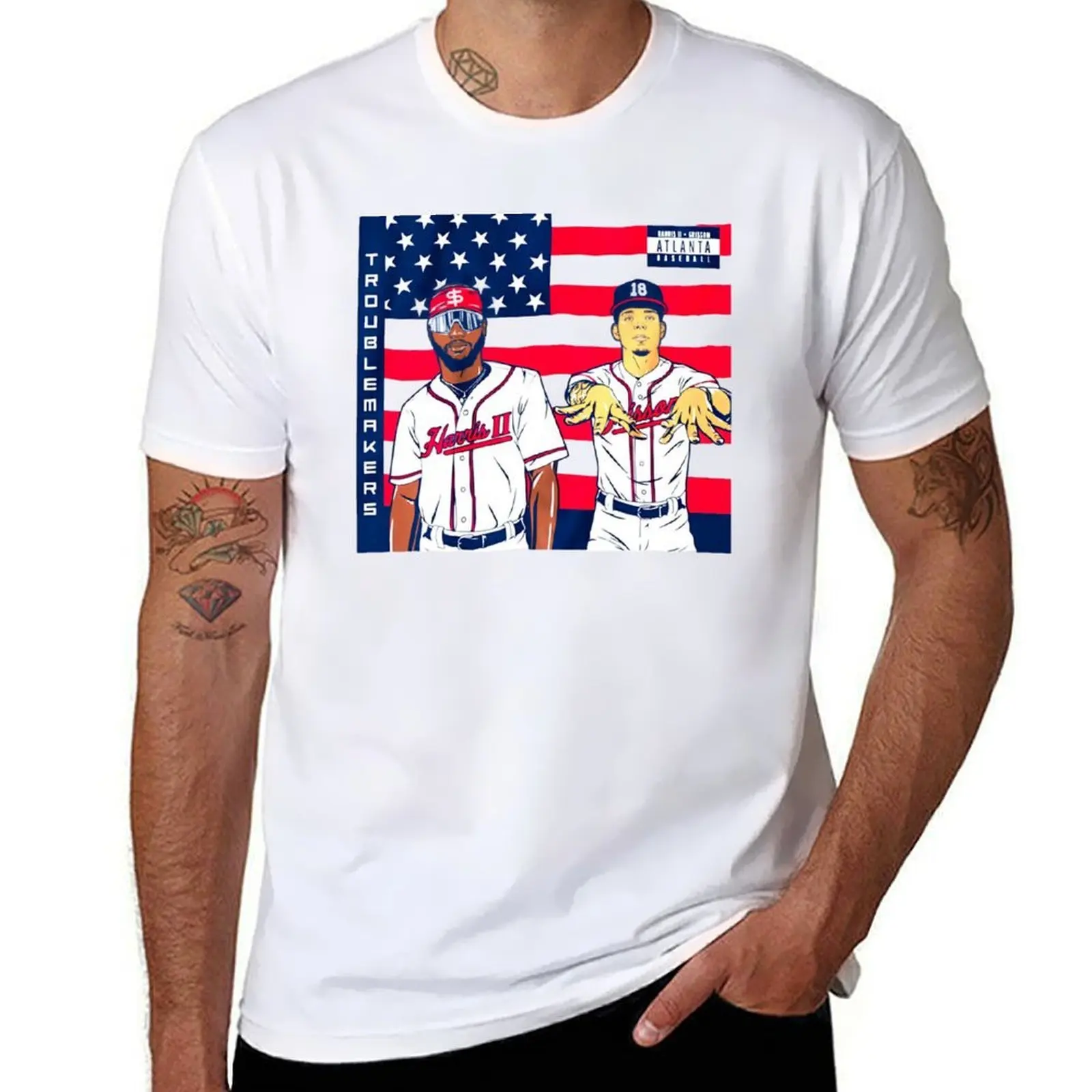 

Troublemakers T-Shirt Soft Cotton Print T-Shirt