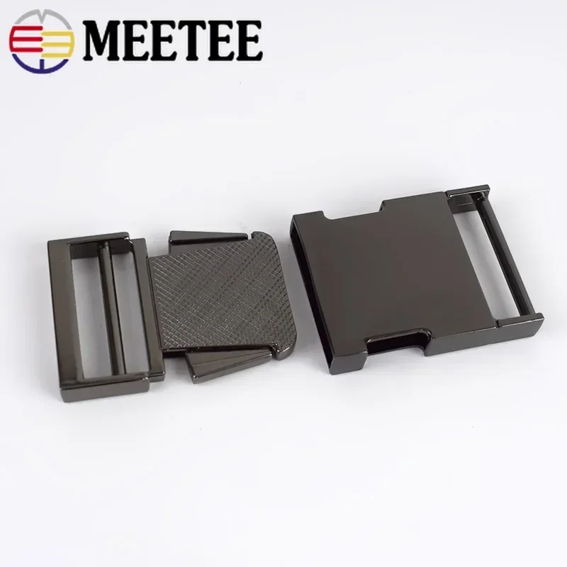 

2Pcs 14/19/25/31/38/50mm Metal Side Release Buckles Backpack Strap Adjust Clasp Bag Webbing Buckle DIY Hardware Accessories