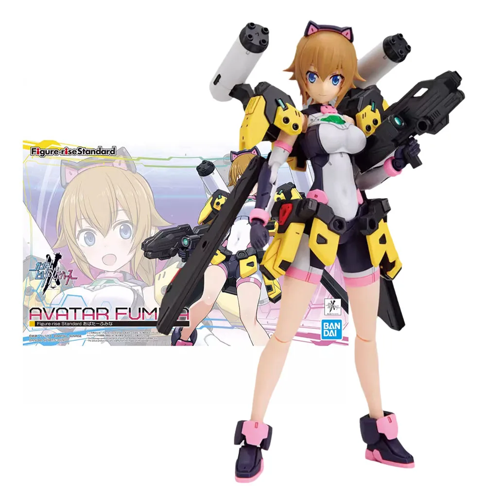 Bandai Genuine Figure Gundam Build Metaverse Model Kit Figure-rise Standard Avatar Fumina Collection Model Action Figure Toys