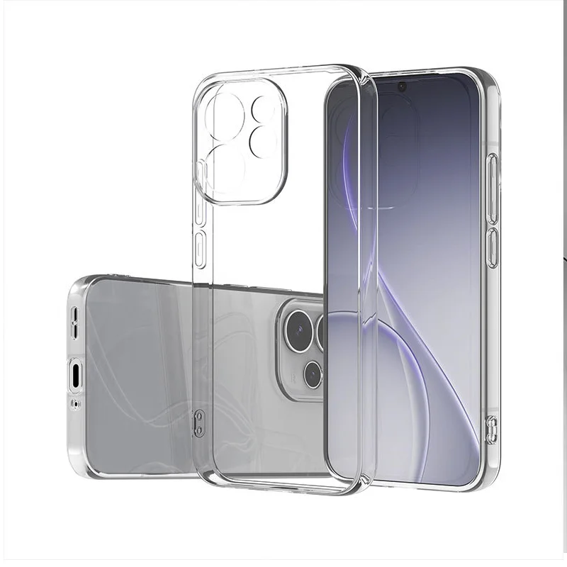 حافظة لهاتف OPPO Reno 15 حافظة رفيعة للغاية وشفافة من البولي يوريثان الحراري غطاء خلفي ناعم لهاتف OPPO Reno 15 Pro حافظة شفافة Reno15 ممتص للصدمات