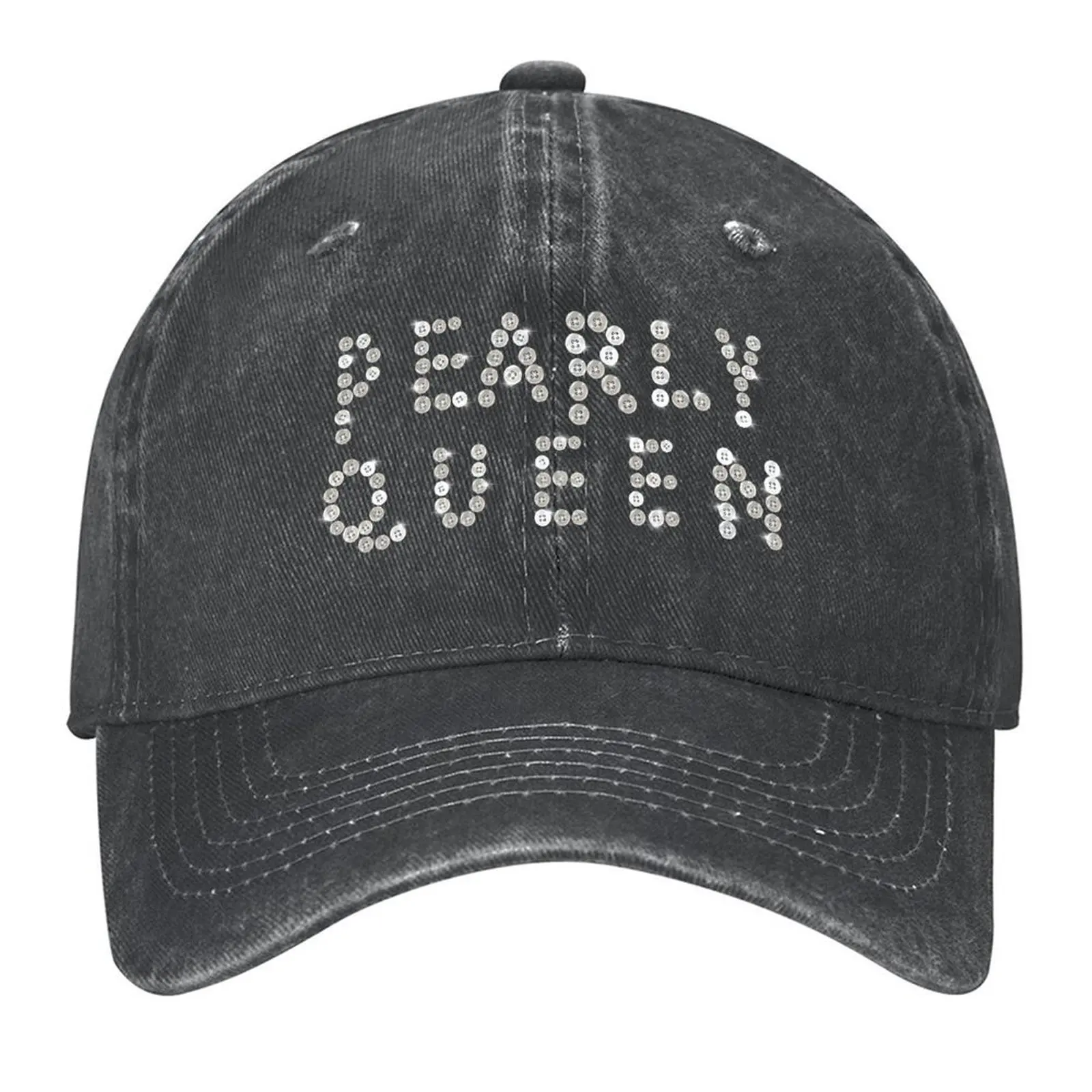 

London Londoner Pearly Queen Cockney Button Baseball Cap Snapback Cap Golf Cap black luxury woman Women's Hats 2025 Men's