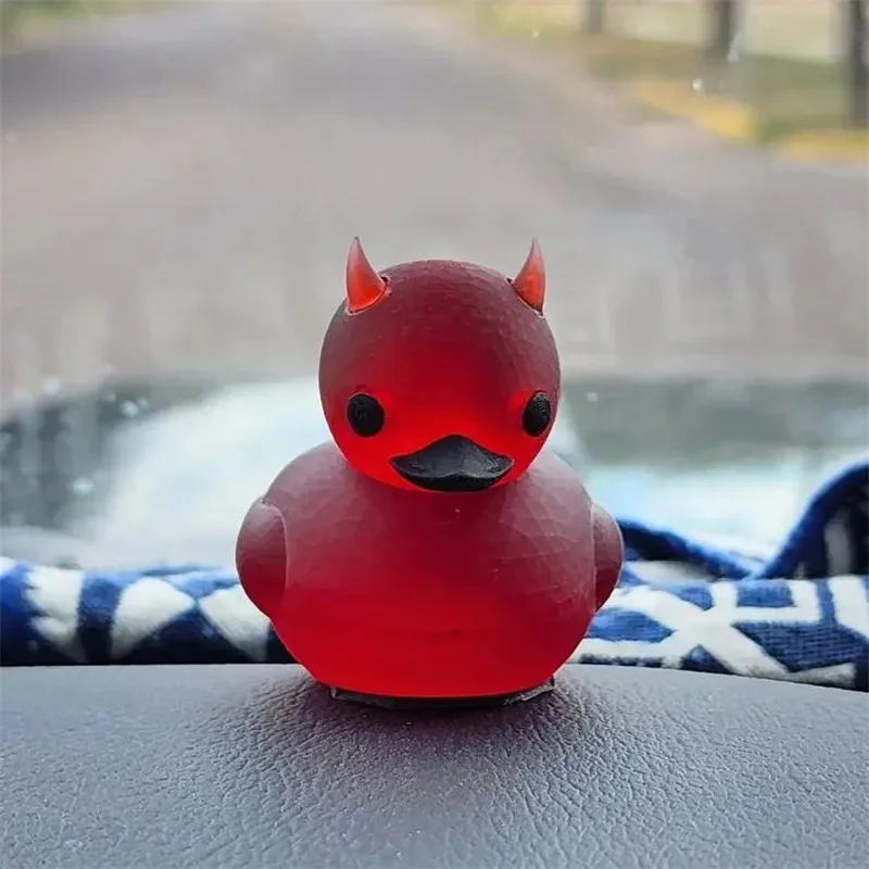 1PCS The New Lil' Devil Ducky Little Devil Duck Interior Decoration For Halloween