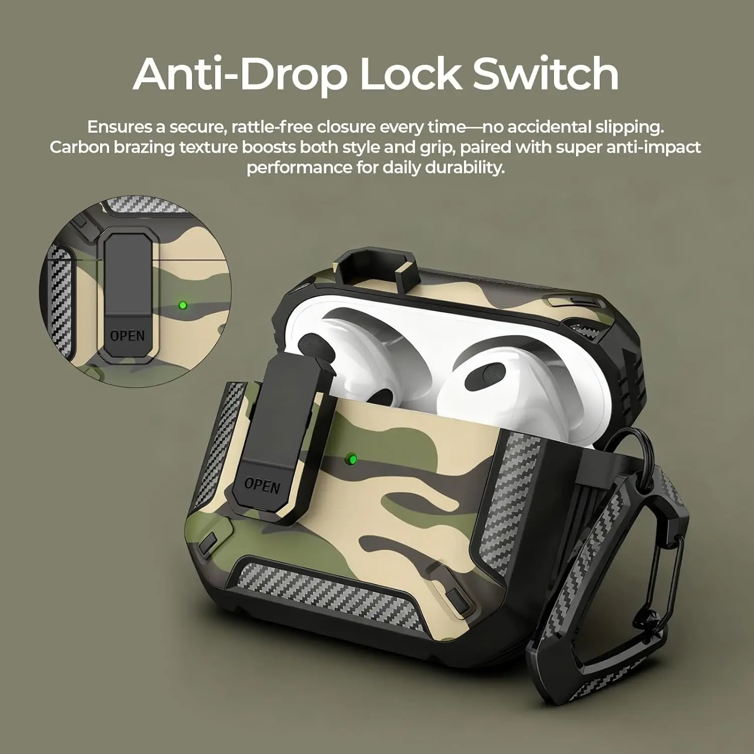 Switch Case for AirPods Pro 3 Generation Protective Case Cam