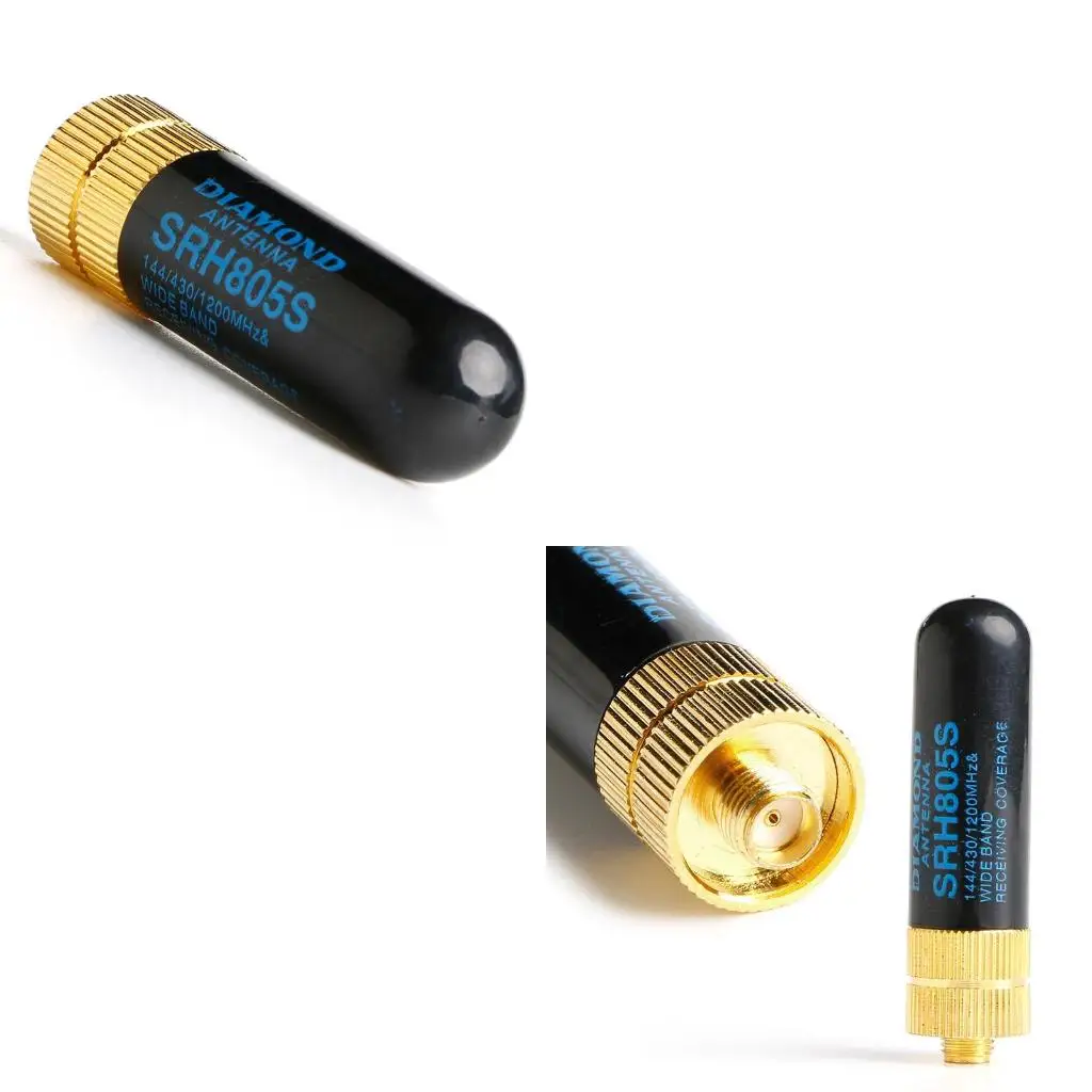 DIAMOND SRH805S SMA-F Female Dual Band Antenna GT-3 UV-5R BF-888s Radio for BF-UV5RB/ BF-UV5RC