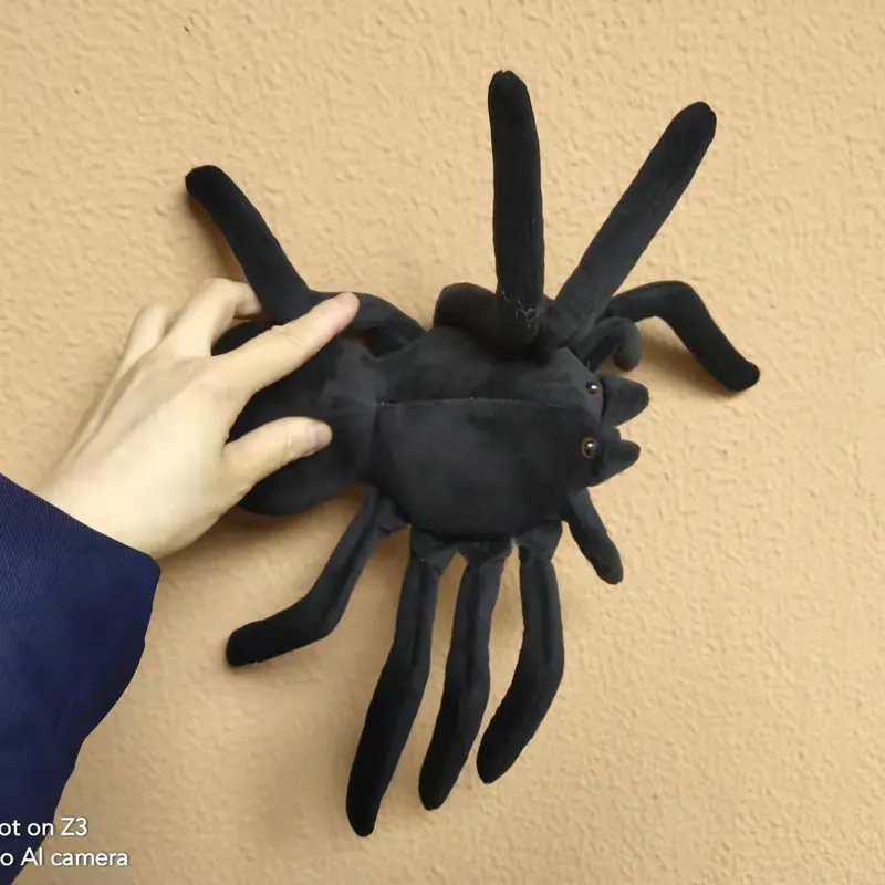 20x30CM simulación de araña juguetes de peluche Real como relleno Animal suave almohada horrible para niños niña regalos de cumpleaños de Navidad