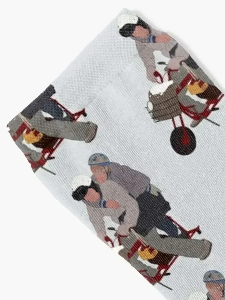 Dumb and Dumber Mini Bike Socks new year luxe Wholesale basketball Socks Male Women's