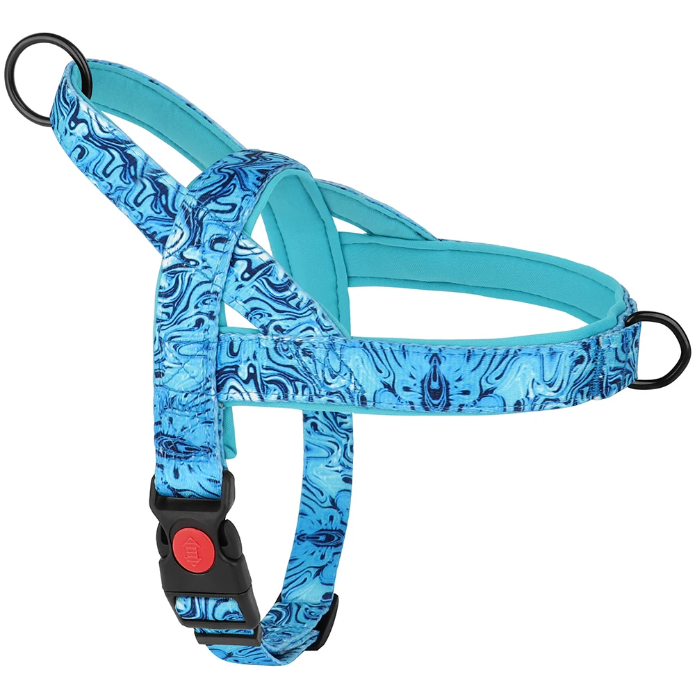 No Pull Dog Harness Adjustable Nylon Vest For Walking Training_voghion.com