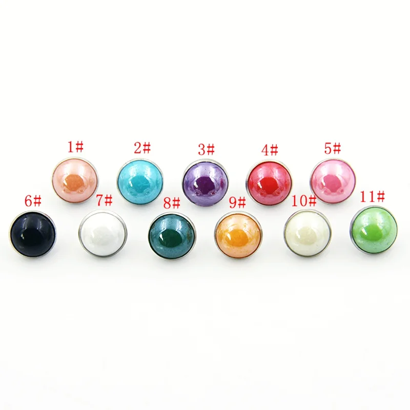 30PCs 10mm Sewing Buttons Round Colorful Mixed buttons for crafts scrapbooking accessories flowers