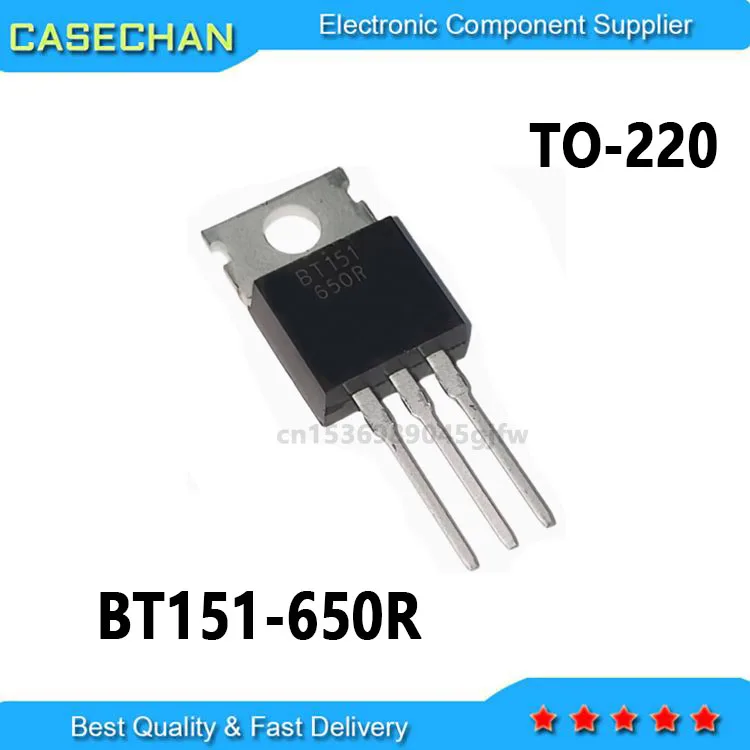 5Pcs    BT151-650 BT151 TO-220 BT151-650R