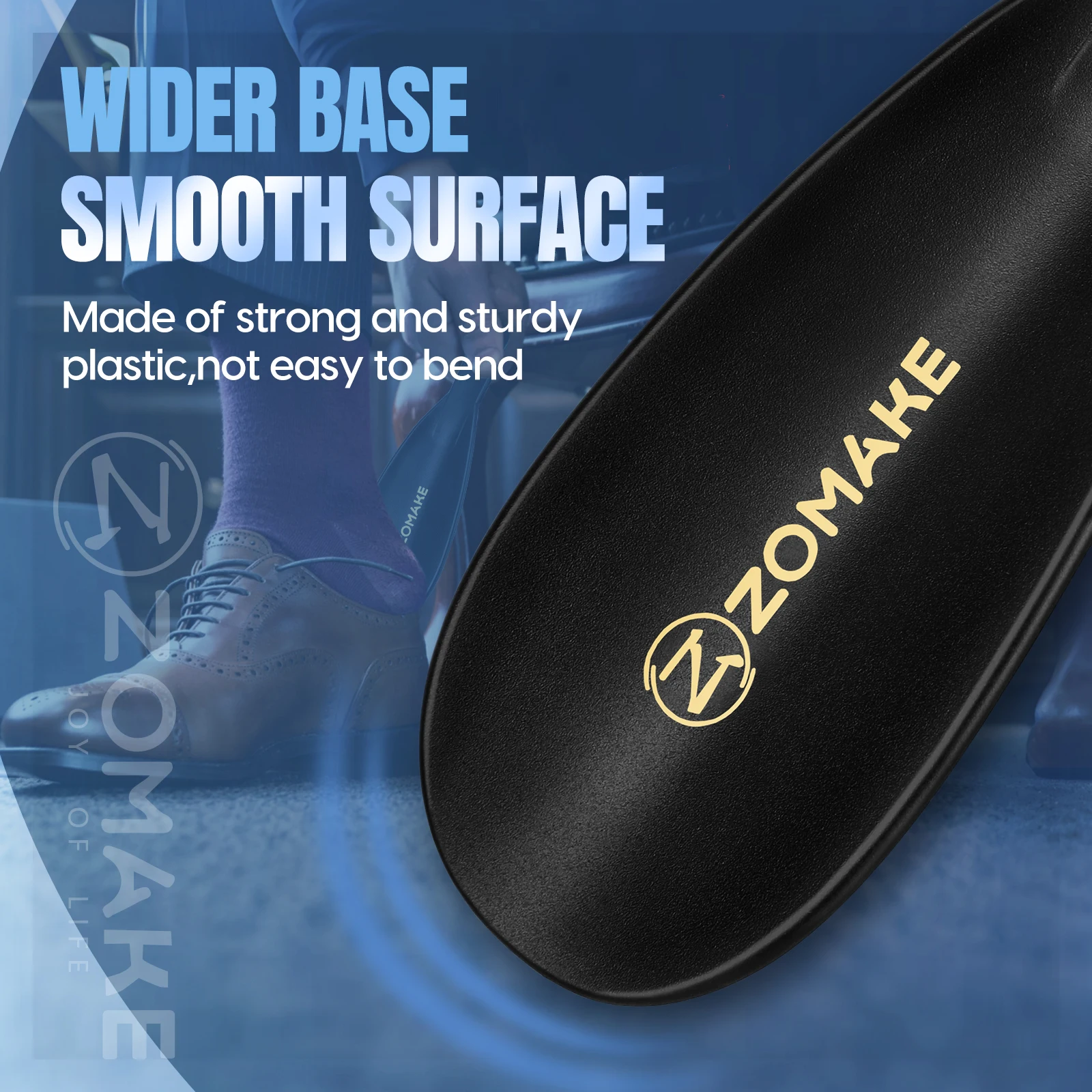 جديد أبواق الأحذية المهنية البلاستيك ملعقة الحذاء السفر الحذاء الحذاء رافع 19 سنتيمتر مرنة قوي زلة رافع إكسسوارات أحذية