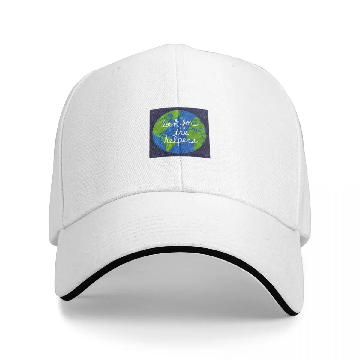 Look For The Helpers Baseball Cap Hat Man Luxury Beach Sports Cap Trucker Cap Women Men's