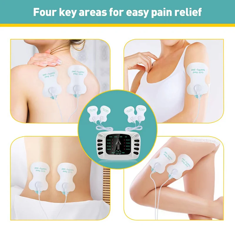 Electric Massager with 8 Massage Modes TENS Low Frequency Pulse EMS Muscle Stimulator for Relaxation