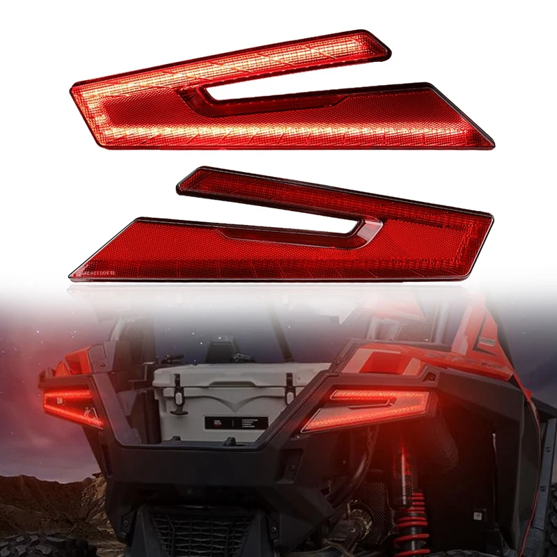 

For Polaris RZR PRO XP XP4 2020 2021 Rear Lamp LED Tail Light Turn Signal Lights