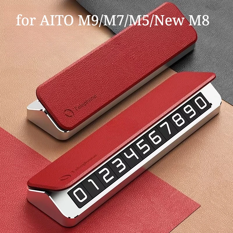 Specific Fit Parking Sign for AITO M9/M7/M5/New M8 - Custom-Made Auto Interior Decoration