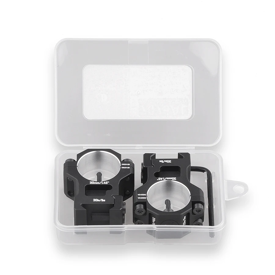 Picatinny 레일 용 디스커버리 30mm 스코프 링 링 Cnc 7075 항공 알루미늄 사냥 액세서리 야외 장착 링 썸네일 5