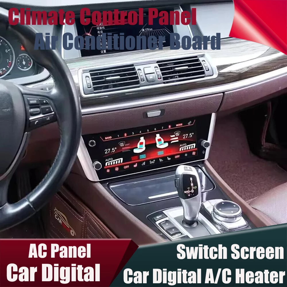 

10.25''LCD Display Digital A/C Conditioner Climate Control Switch Panel Air Conditioning Panel For BMW 5 GT F07 2011-2017 Board