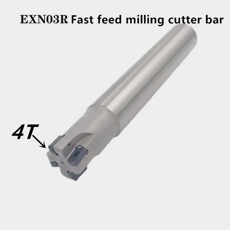 EXN03R fresa piana lega fresa Bar + 10PCS insert ultra High Feed inserto EXN03 HSS CNC fresa Bar