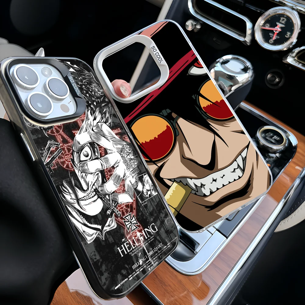 Alucard Hellsing Anime Phone Case For iPhone 16 15 14 13 12 11 Pro Max X XR XSMAX 8 7 Plus Matte Shockproof Back Cover