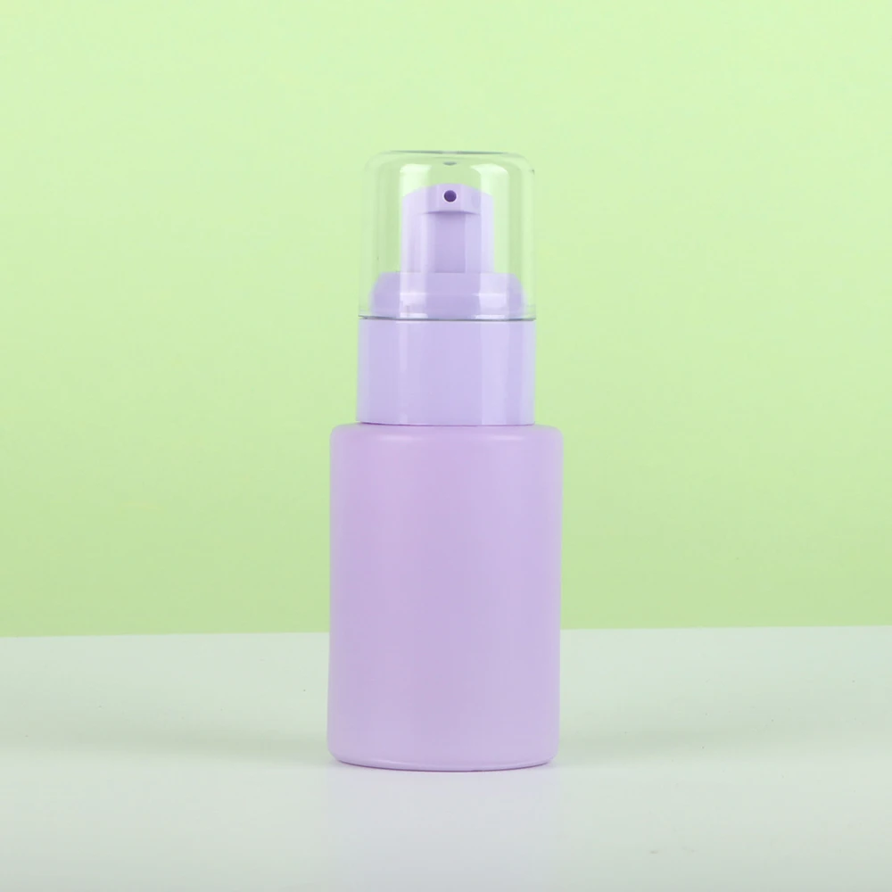 30ml Pusta szklana butelka z pompką Podróżny dozownik podkładu Pusty pojemnik do wielokrotnego napełniania na płynny krem ​​do ciała Olejek eteryczny