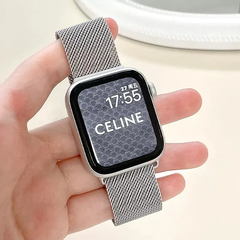 Milanese Strap for Apple watch bands 45mm 44mm Ultra 2 3 49mm Bracelet iwatch series 9 7 8 6 SE 5 4 10 38/40MM 45/41MM 42/46 MM